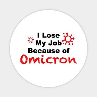 I lose My Job Because of Omicron Magnet